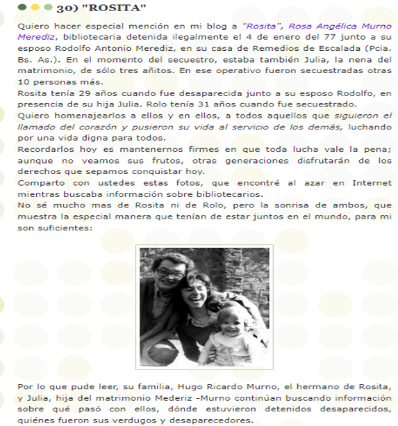 Homenaje a Rosa Murno - foto 2