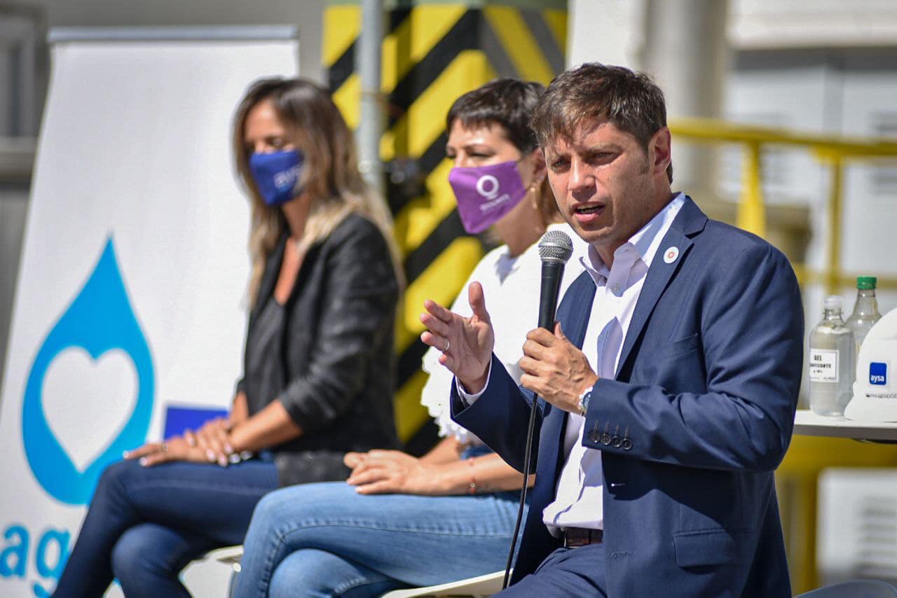 MAYRA, KICILLOF Y GALMARINI INAUGURARON OBRAS DE CLOACAS Y AGUA POTABLE
