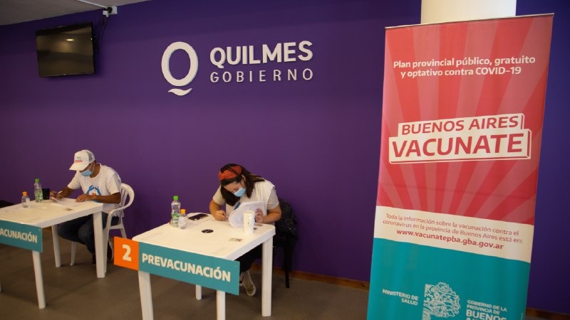 QUILMES SUPERÓ LAS 21 MIL VACUNAS APLICADAS