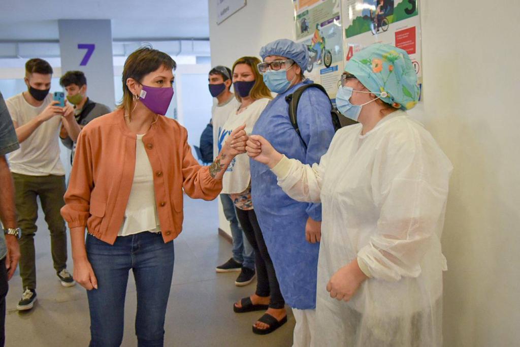 MAYRA DESTACÓ LOS AVANCES DEL PLAN DE VACUNACIÓN