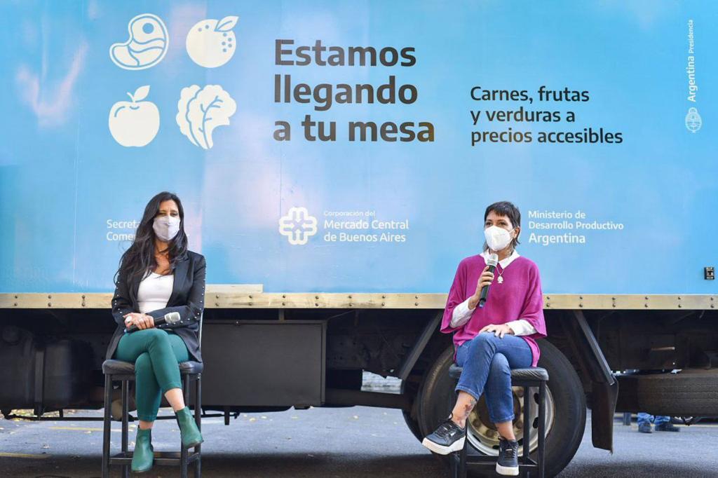 MAYRA MENDOZA Y RAQUEL ESPAÑOL PRESENTARON “MERCADO FEDERAL AMBULANTE"