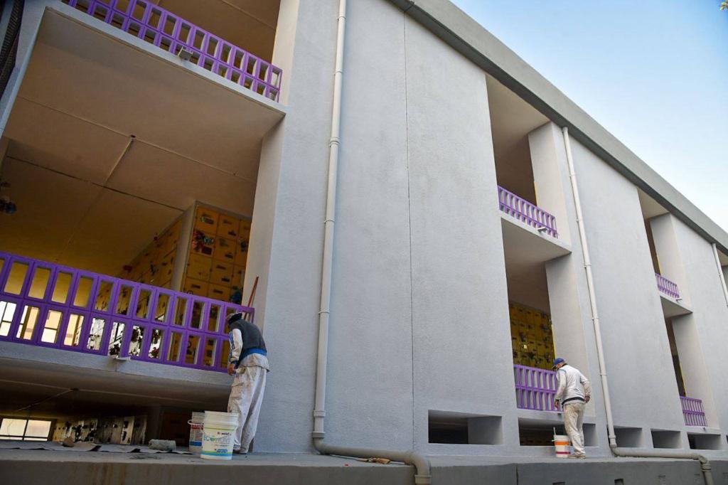 MAYRA SUPERVISÓ LA OBRA DE PUESTA EN VALOR DEL EDIFICIO MUNICIPAL DE NICHOS