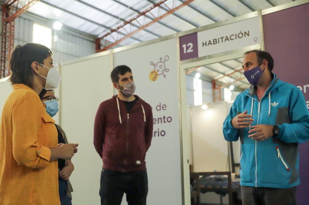 MAYRA RECORRIÓ EL NUEVO CENTRO DE AISLAMIENTO SANITARIO