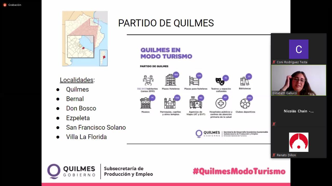  QUILMES DISERTÓ EN EL SEMINARIO INTERNACIONAL DE TURISMO DE MERCOCIUDADES