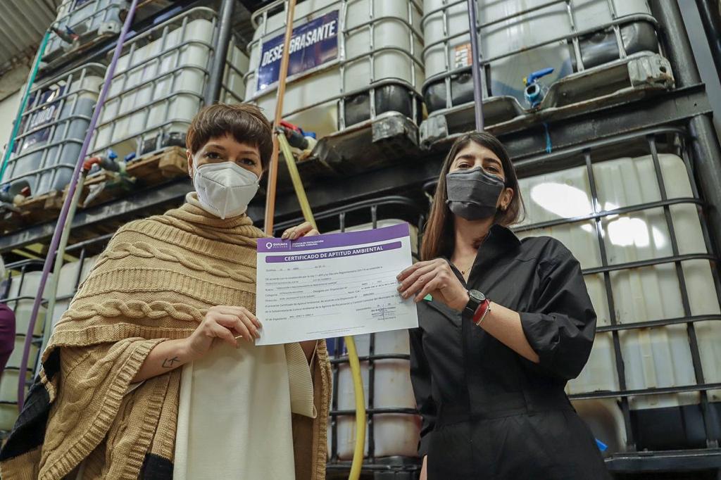 CERTIFICADO DE APTITUD AMBIENTAL A LA EMPRESA PRODUCTOS QUÍMICOS DEL SUR