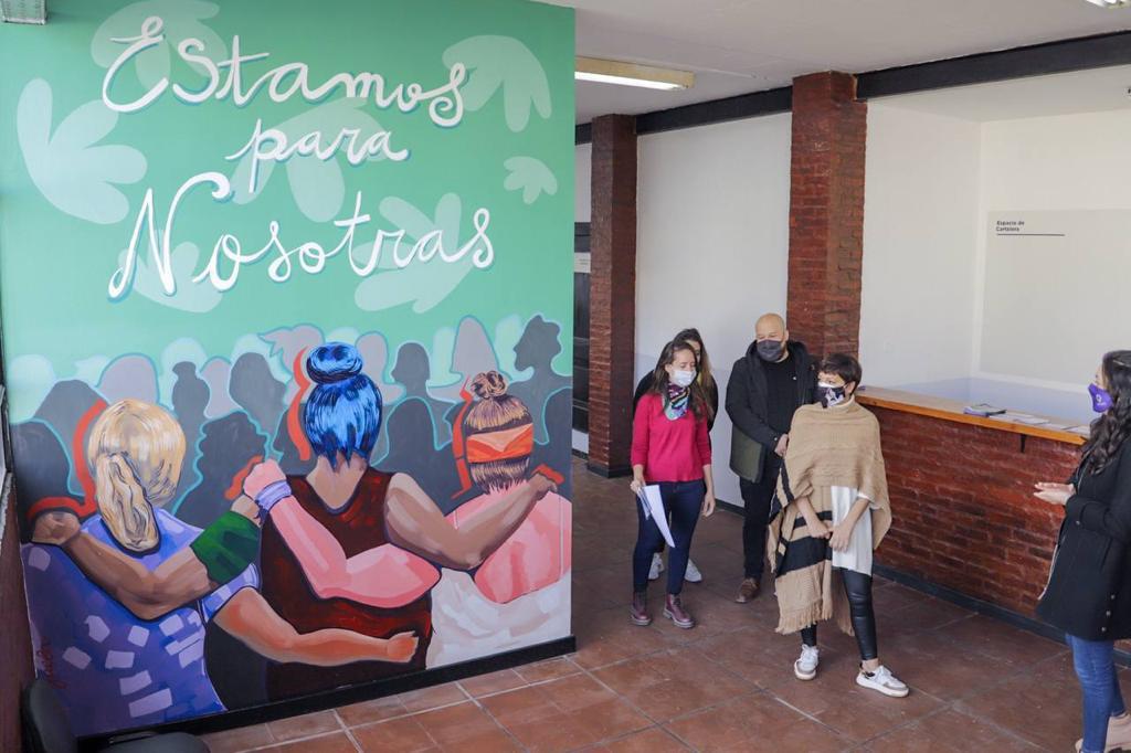MAYRA RECORRIÓ EL FUTURO CENTRO DE ATENCIÓN A MUJERES Y DIVERSIDADES