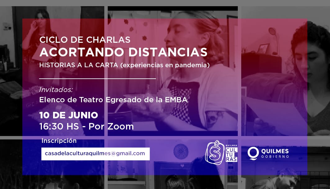 CONTINÚA EL CICLO DE CHARLAS “ACORTANDO DISTANCIAS”
