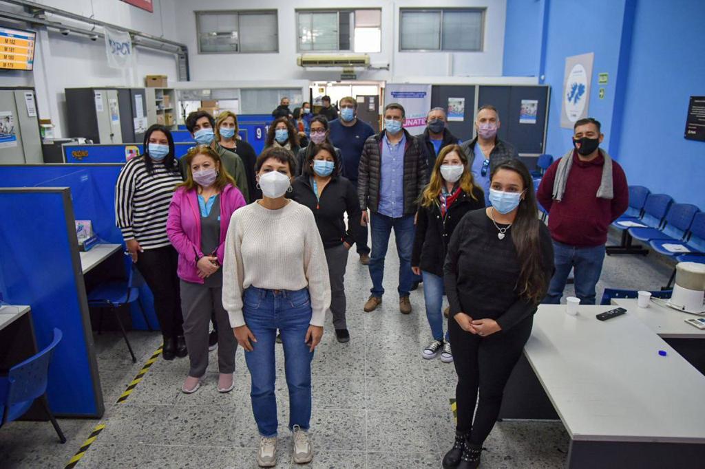 MAYRA RECORRIÓ LA SEDE DE LA UGL PAMI QUILMES