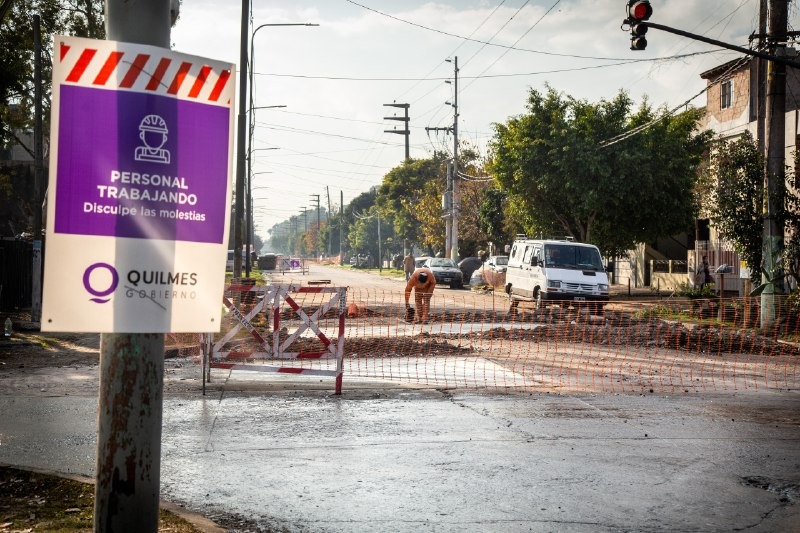 AVANZAN LAS OBRAS PARA LOS ACCESOS SEGUROS AL HOSPITAL MODULAR