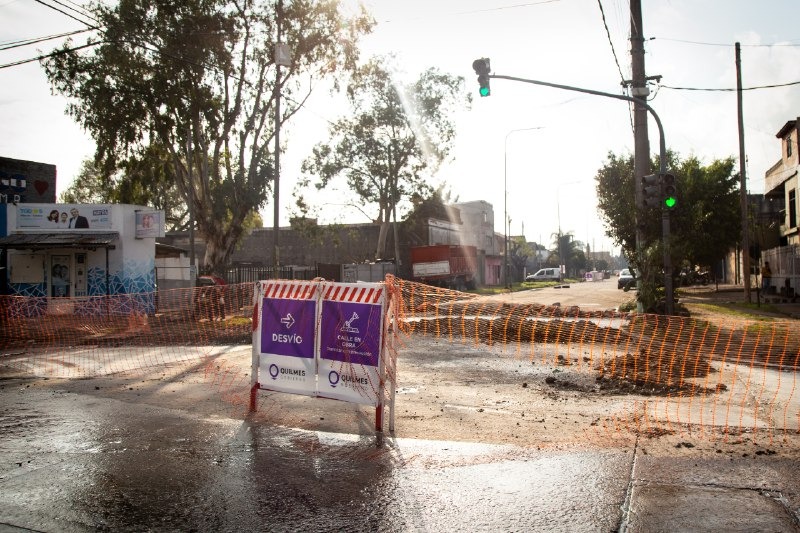 AVANZAN LAS OBRAS PARA LOS ACCESOS SEGUROS AL HOSPITAL MODULAR