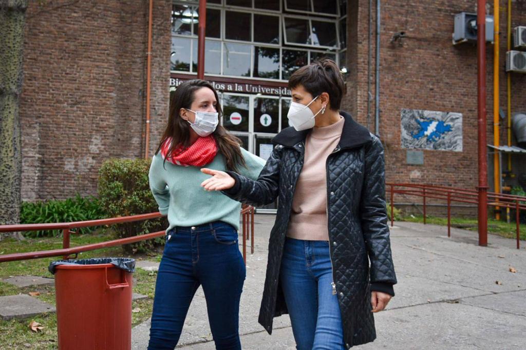 MAYRA PARTICIPÓ DEL INICIO DE OBRAS PARA CONSTRUIR NUEVAS AULAS EN LA UNQ