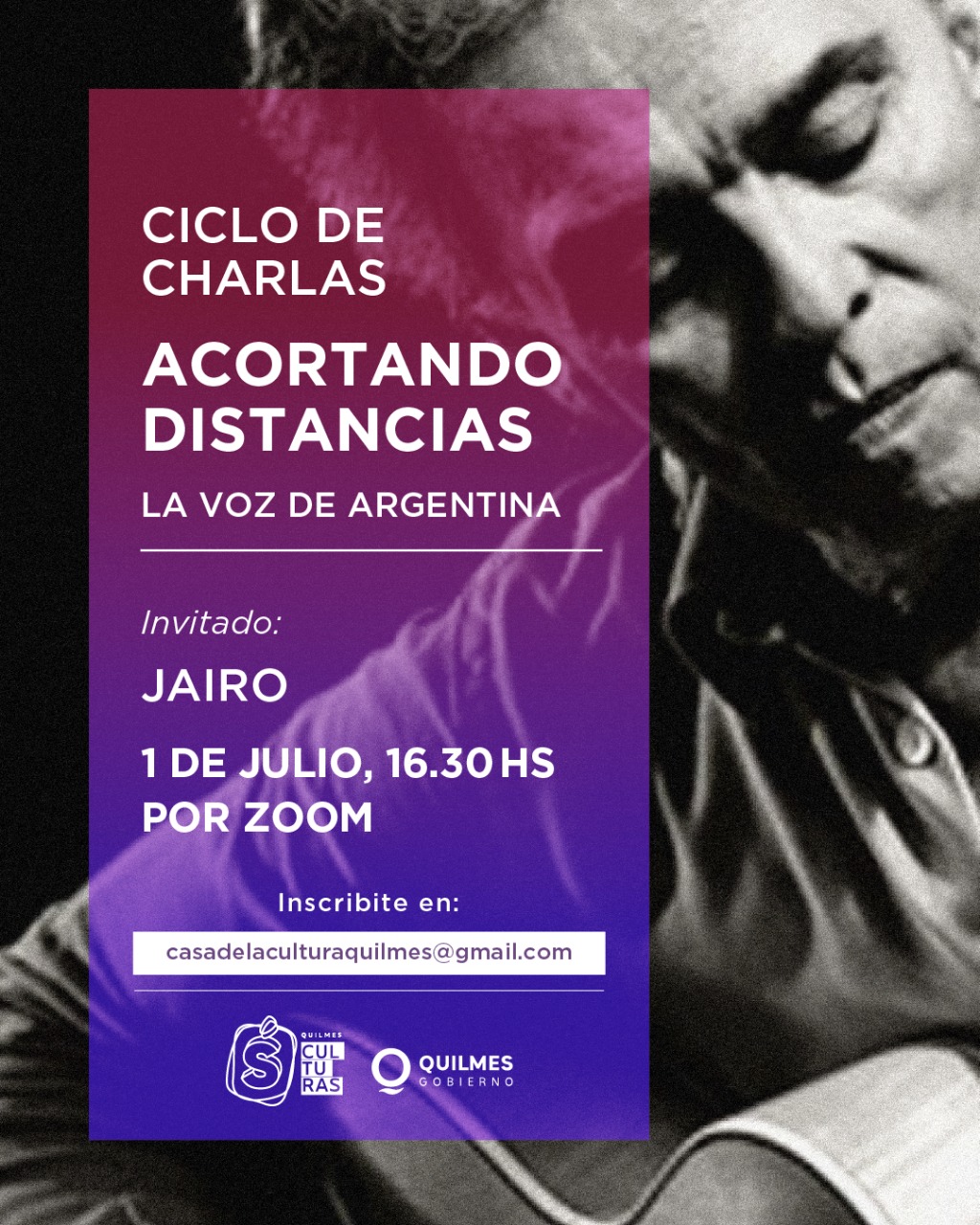 CON JAIRO, CONTINÚA EL CICLO DE CHARLAS “ACORTANDO DISTANCIAS” 