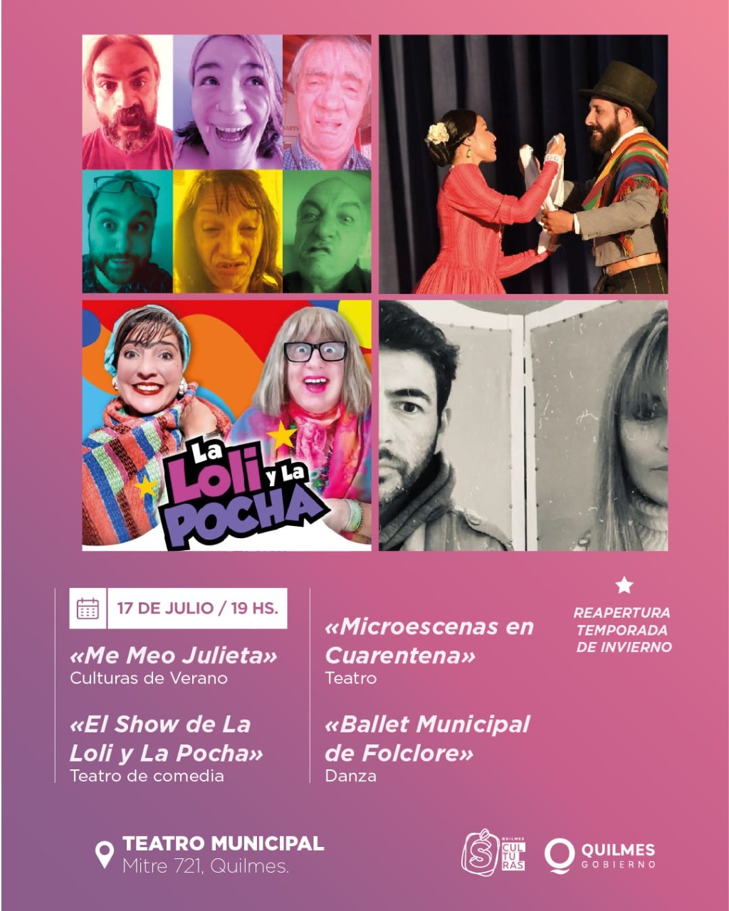  VACACIONES DE INVIERNO 2021 EN EL TEATRO MUNICIPAL