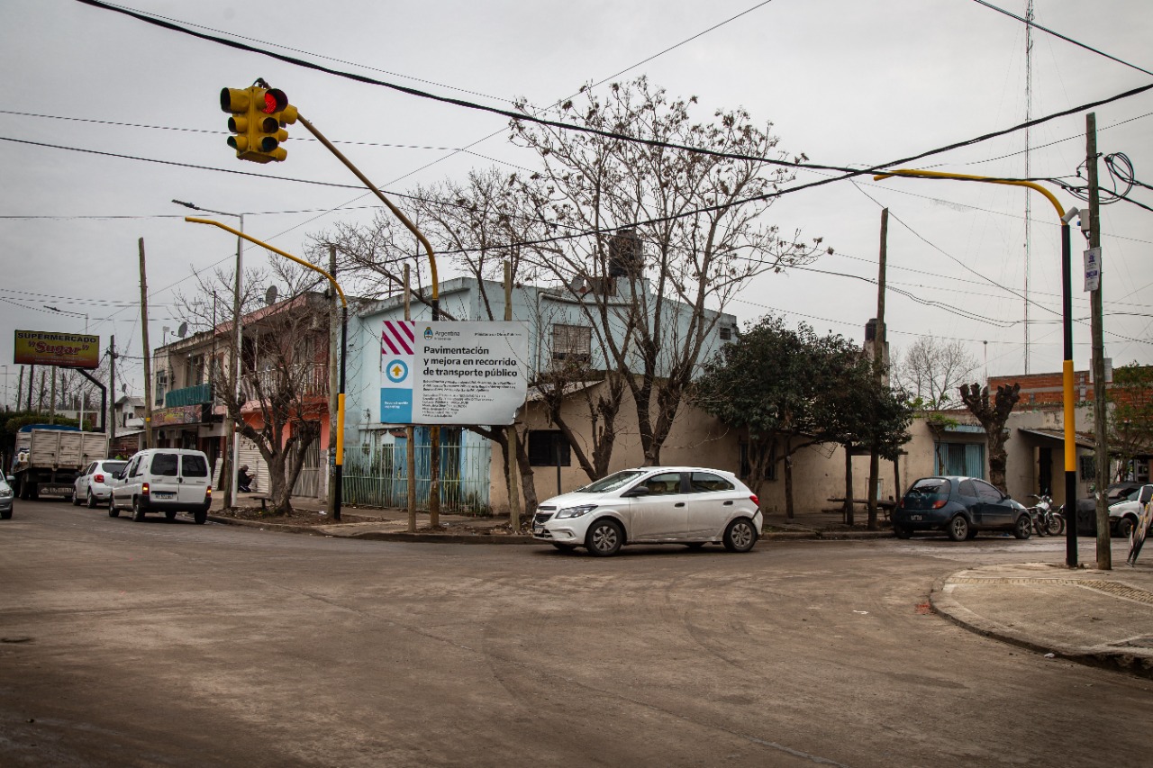 AVANZAN LAS OBRAS INTEGRALES EN LA AVENIDA SANTA FE DE QUILMES OESTE