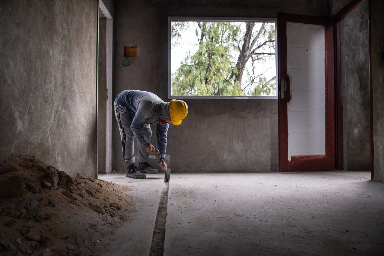 EL MUNICIPIO REACTIVÓ LA OBRA DE 24 VIVIENDAS EN EL BARRIO LOS EUCALIPTUS