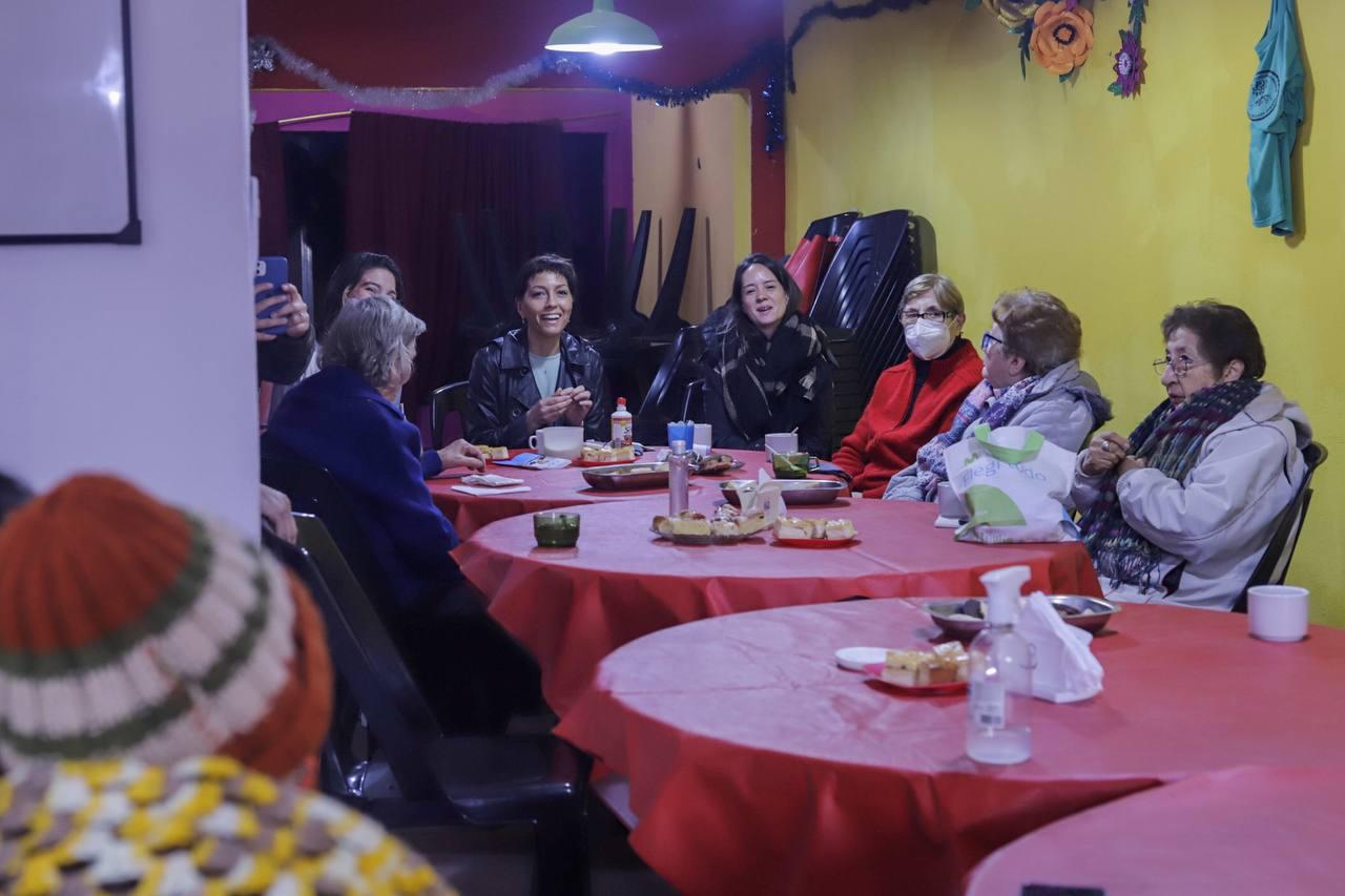 MAYRA VISITÓ EL CENTRO DE JUBILADOS Y PENSIONADOS VIRGINIA