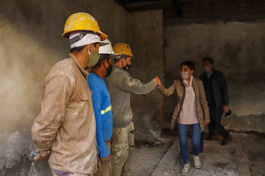MAYRA Y EL MINISTRO KATOPODIS ANALIZARON OBRAS CONJUNTAS PARA QUILMES