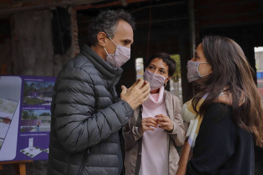 MAYRA Y EL MINISTRO KATOPODIS ANALIZARON OBRAS CONJUNTAS PARA QUILMES