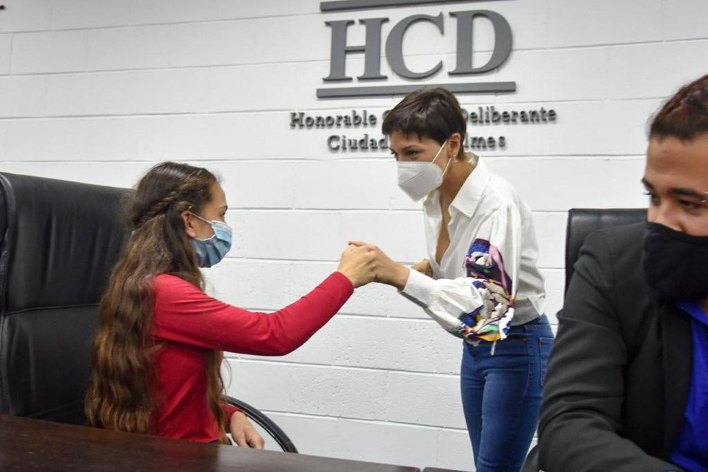  Sesión especial con alumnos en el HCD por el Mes de las Juventudes