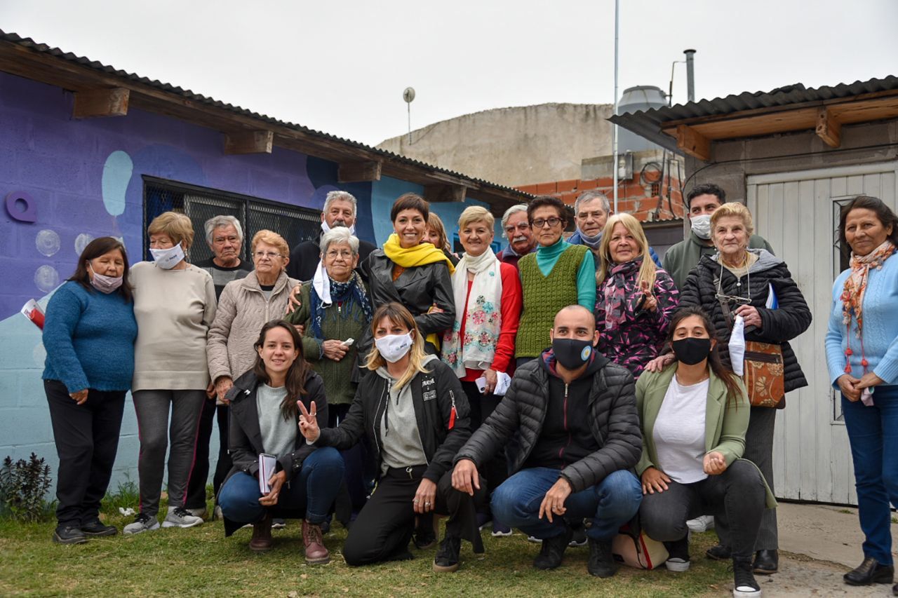 MAYRA VISITÓ EL CJYP “VILLA LUJÁN” Y DIALOGÓ CON SUS INTEGRANTES