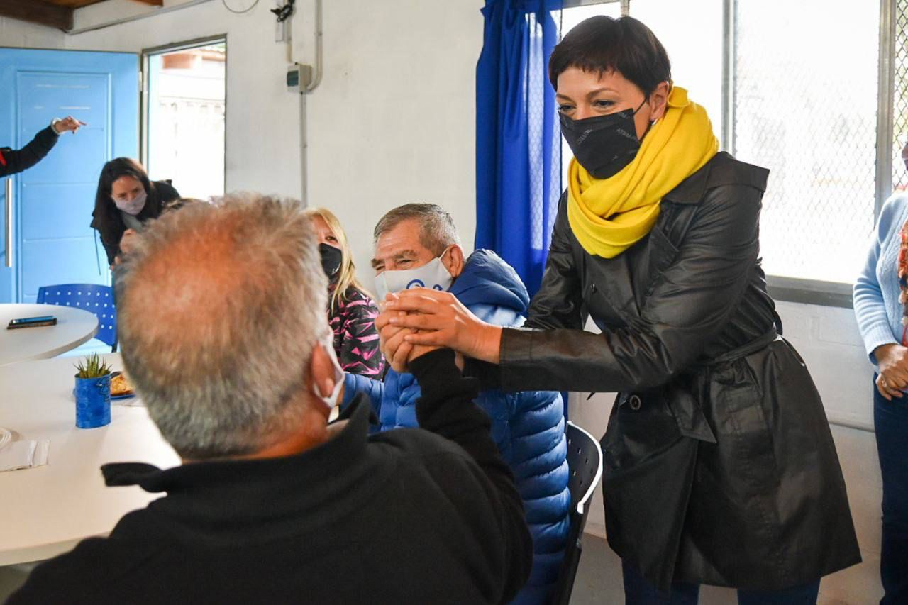 MAYRA VISITÓ EL CJYP “VILLA LUJÁN” Y DIALOGÓ CON SUS INTEGRANTES