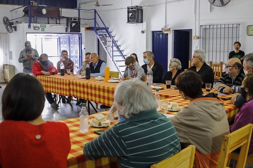 MAYRA CON JUBILADOS Y JUBILADAS DE QUILMES: “HAY MUCHO POR HACER"