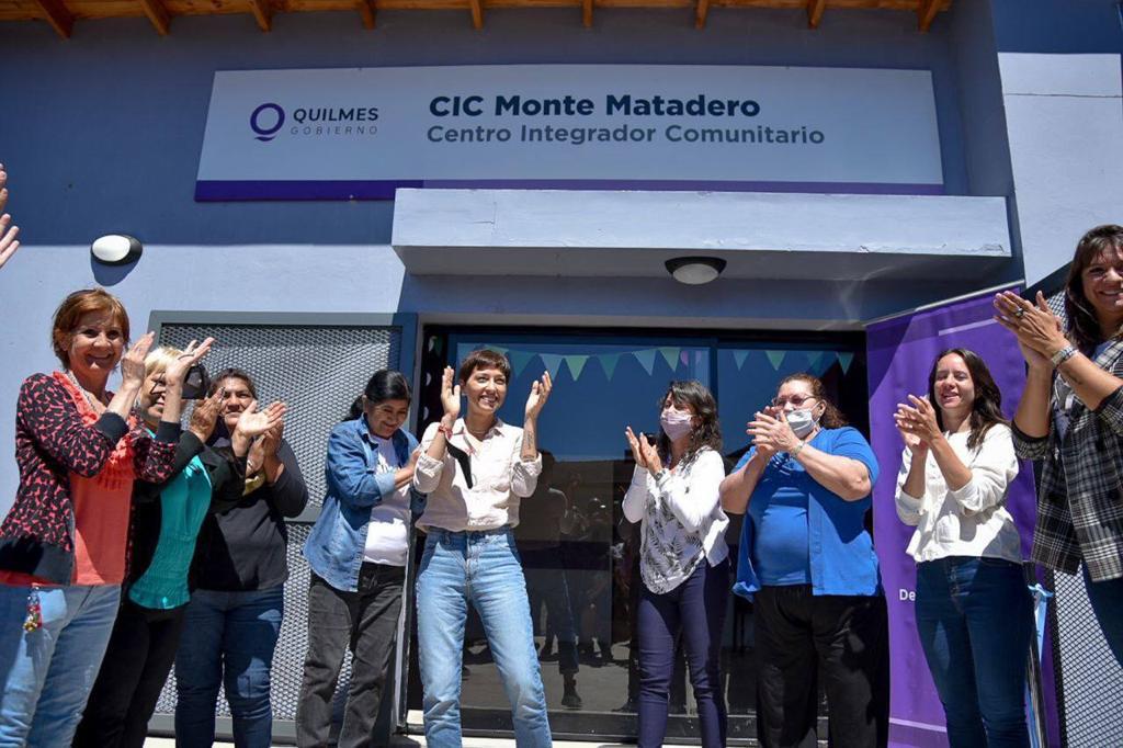 MAYRA INAUGURÓ EL CENTRO INTEGRADOR COMUNITARIO MONTE MATADERO