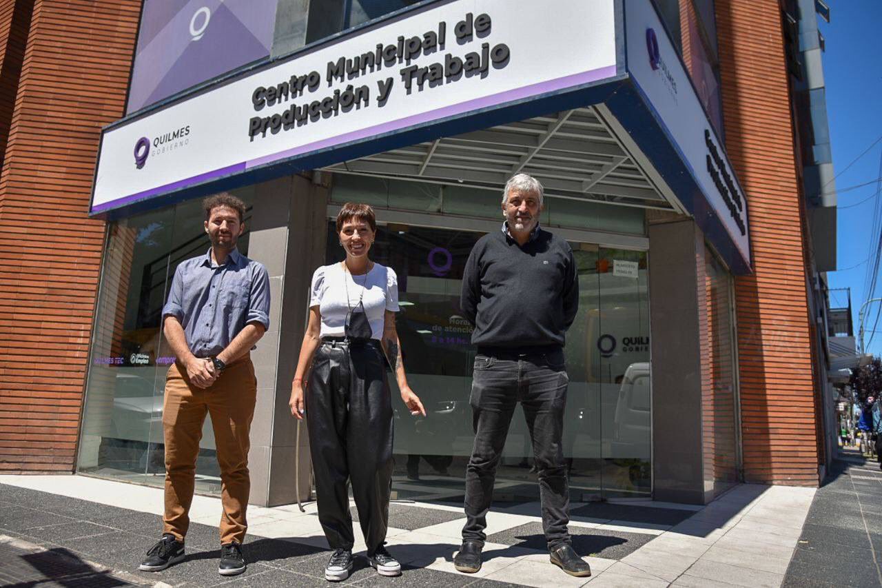MAYRA VISITÓ EL NUEVO CENTRO MUNICIPAL DE PRODUCCIÓN Y TRABAJO
