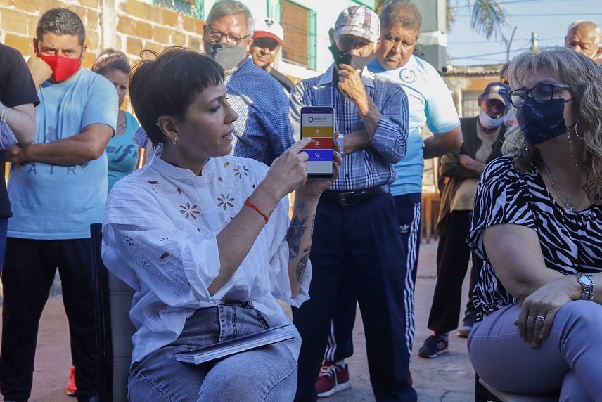 MAYRA:“PARA NOSOTROS NO HAY VECINOS INVISIBLES NI BARRIOS OLVIDADOS “