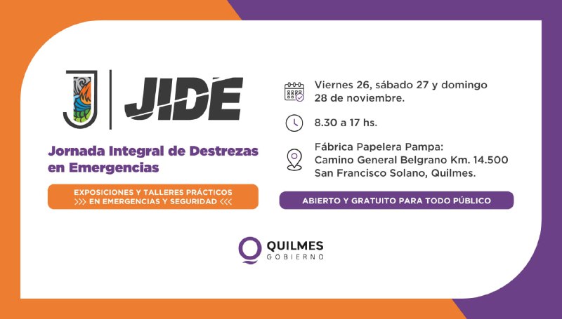 JORNADA INTEGRAL DE DESTREZAS EN EMERGENCIAS EN SOLANO Y QUILMES