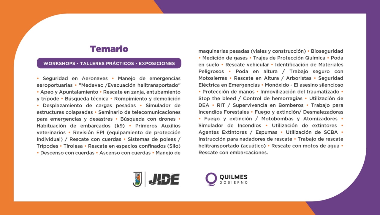 JORNADA INTEGRAL DE DESTREZAS EN EMERGENCIAS EN SOLANO Y QUILMES