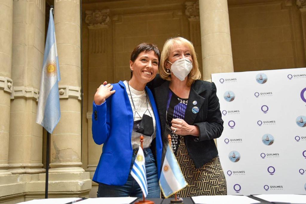 LAS INTENDENTAS MAYRA MENDOZA Y CAROLINA COSSE FIRMARON UN CONVENIO