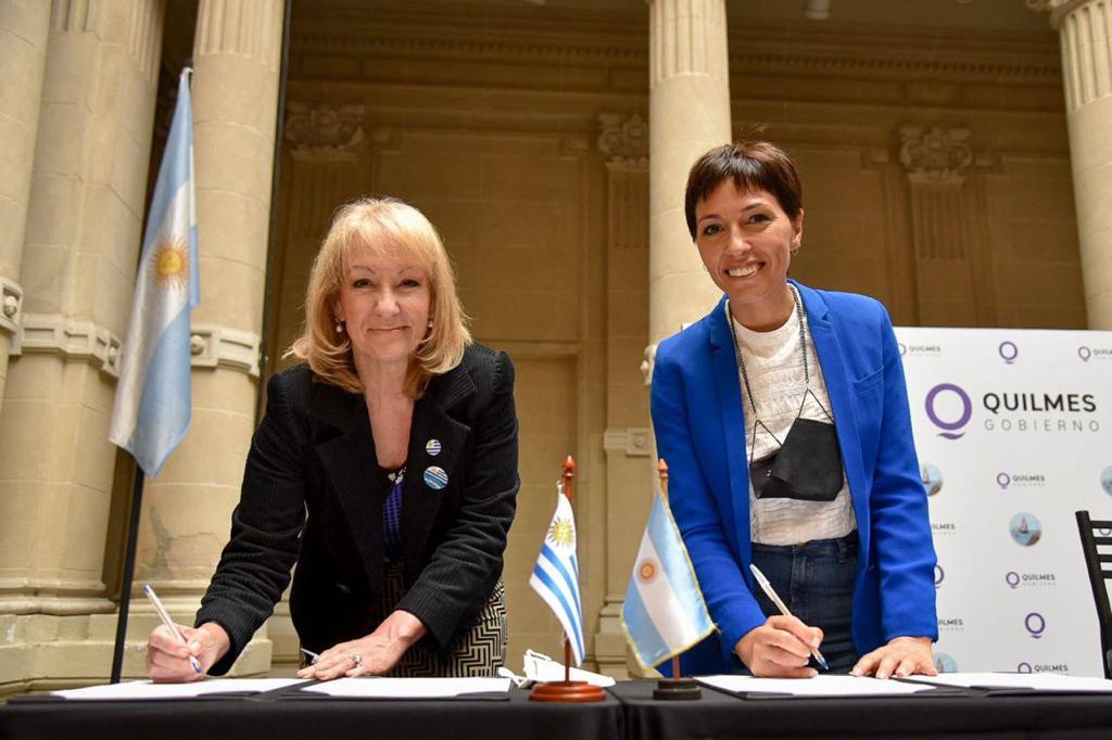 LAS INTENDENTAS MAYRA MENDOZA Y CAROLINA COSSE FIRMARON UN CONVENIO