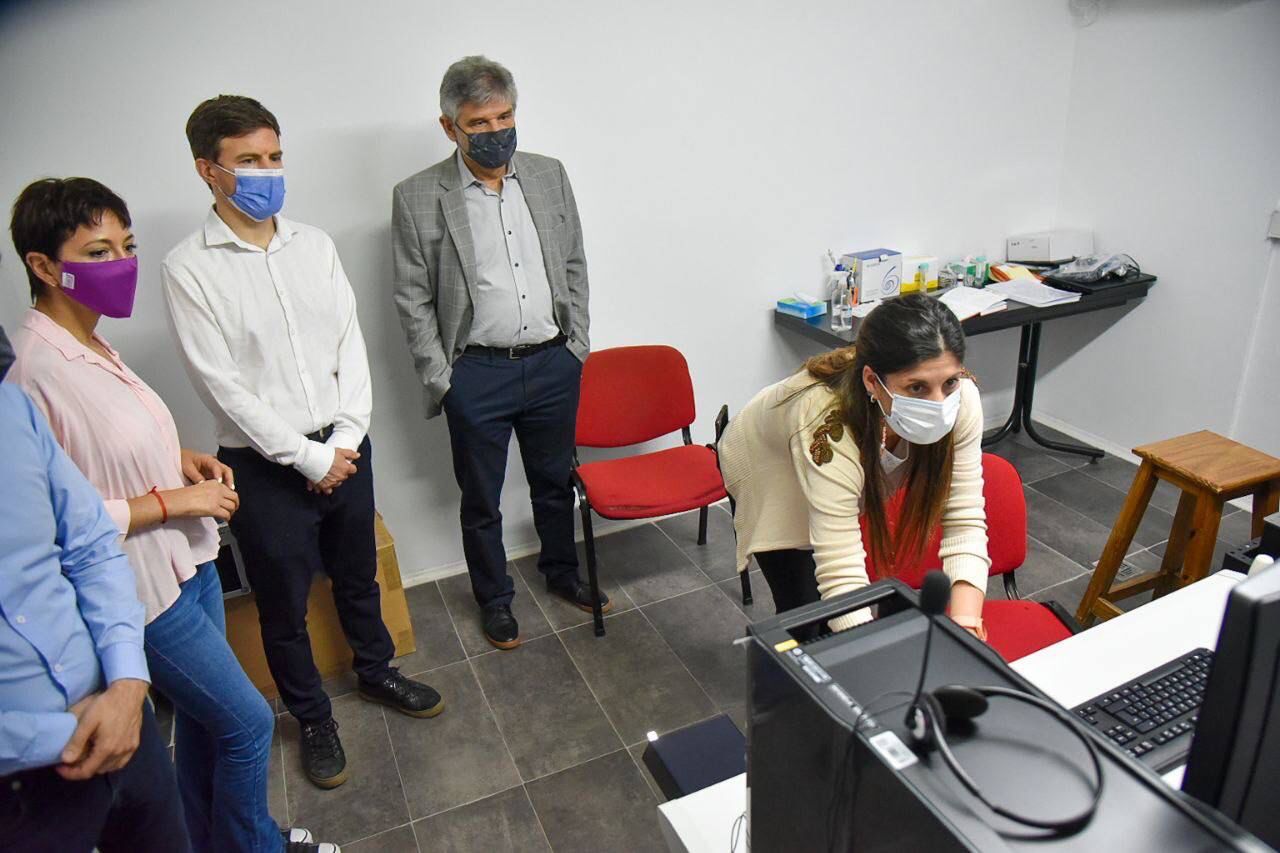 RECORRIDA POR LAS NUEVAS AULAS DEL POLO DE CAPACITACIÓN Y TECNOLOGÍA