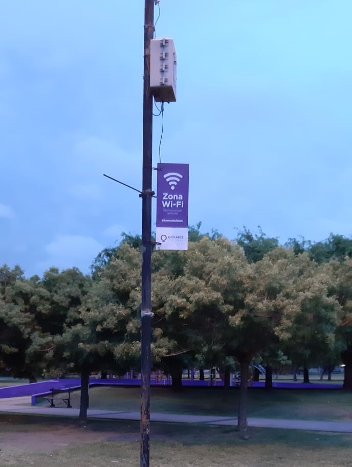EL MUNICIPIO INSTALÓ WIFI GRATUITO EN 19 ESPACIOS PÚBLICOS DE QUILMES