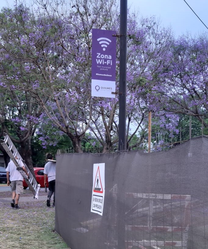 EL MUNICIPIO INSTALÓ WIFI GRATUITO EN 19 ESPACIOS PÚBLICOS DE QUILMES