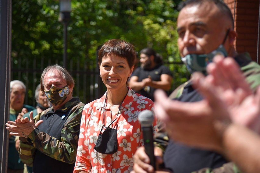 MAYRA ENCABEZÓ HOMENAJE A LOS VETERANOS DEL CANAL DE BEAGLE