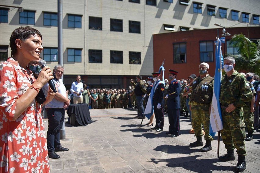 MAYRA ENCABEZÓ HOMENAJE A LOS VETERANOS DEL CANAL DE BEAGLE