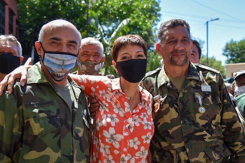 MAYRA ENCABEZÓ HOMENAJE A LOS VETERANOS DEL CANAL DE BEAGLE
