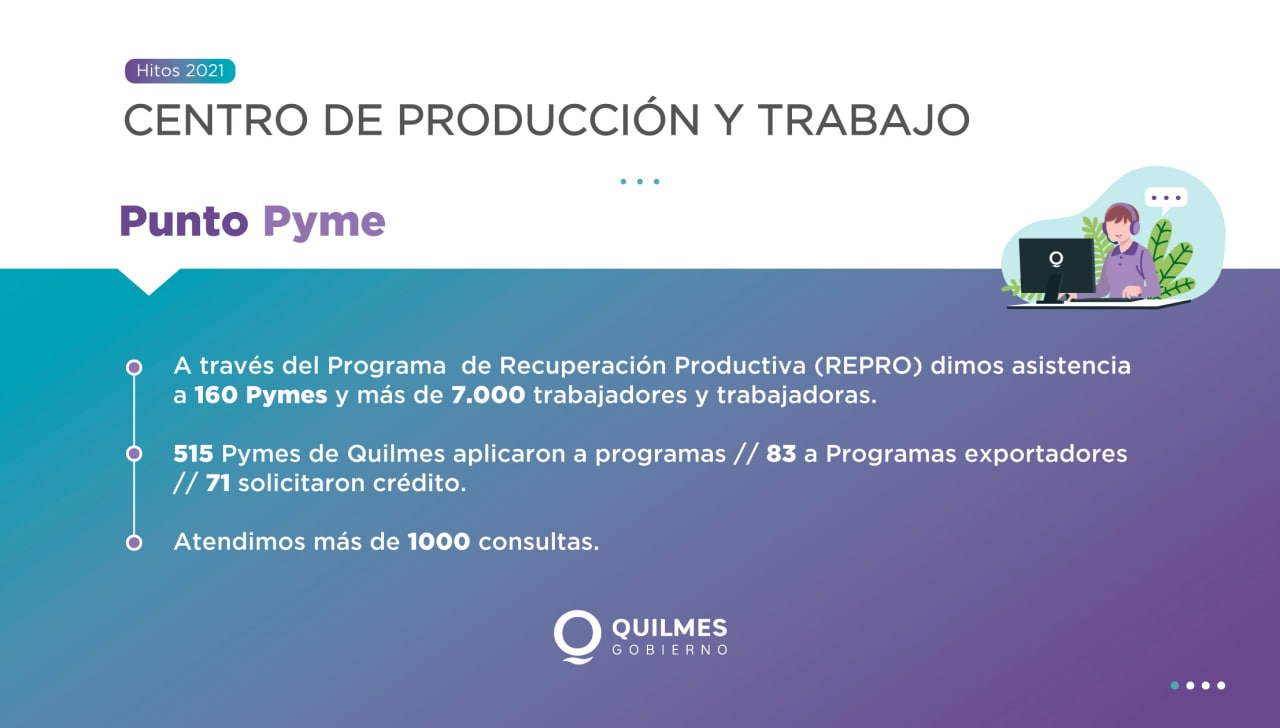 APOYO Y PROMOCIÓN A LA PRODUCCIÓN Y EMPLEO