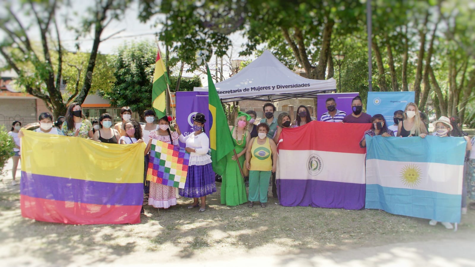 JORNADA POR EL DÍA DE LAS MUJERES Y DIVERSIDADES MIGRANTES EN EZPELETA