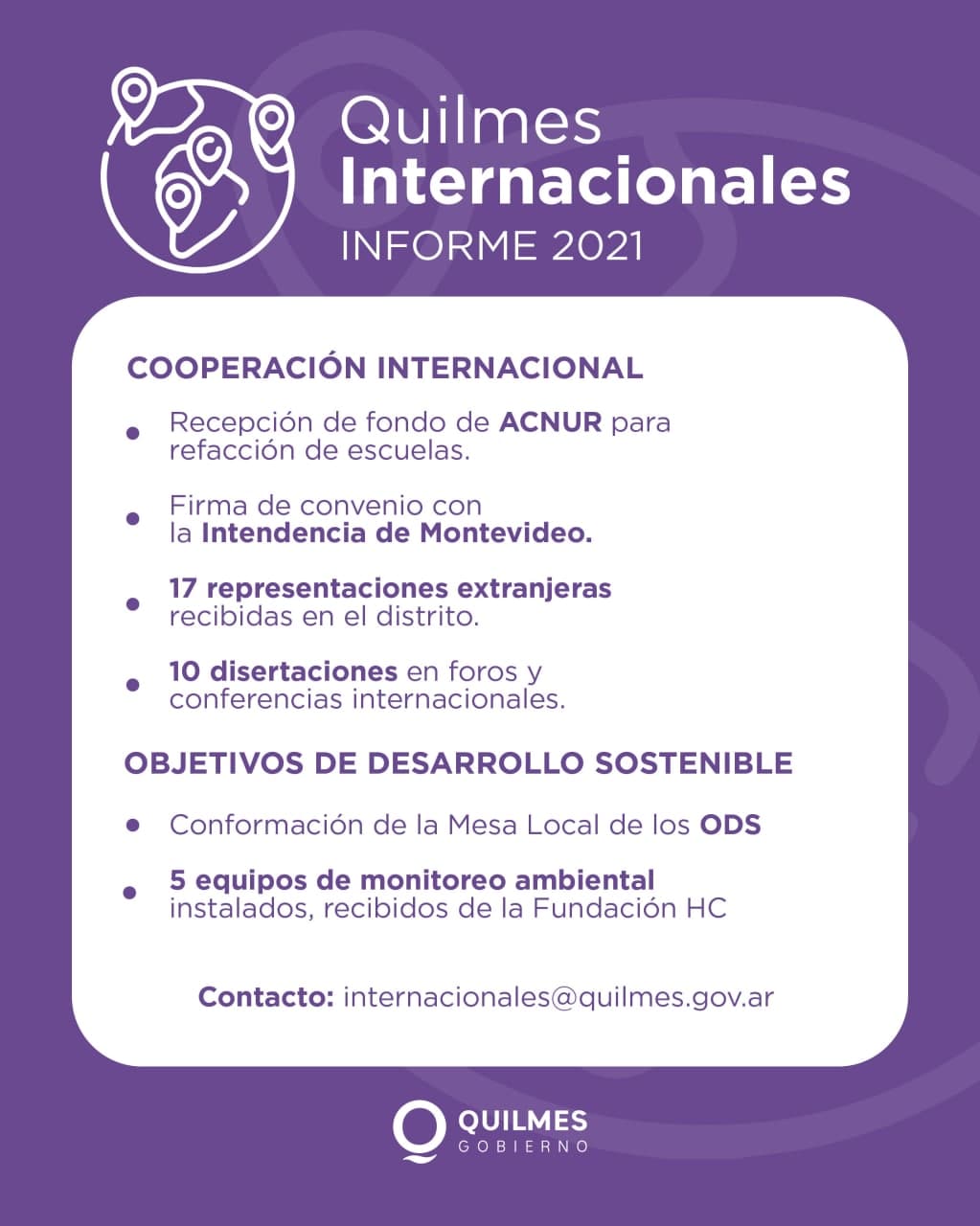 QUILMES FORTALECE SU INSERCIÓN INTERNACIONAL