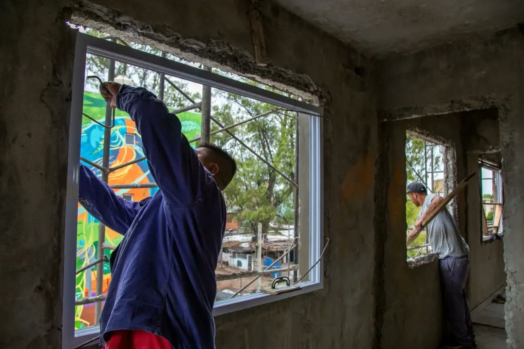ETAPA DE TERMINACIÓN DE VIVIENDAS EN EL BARRIO LOS EUCALIPTUS