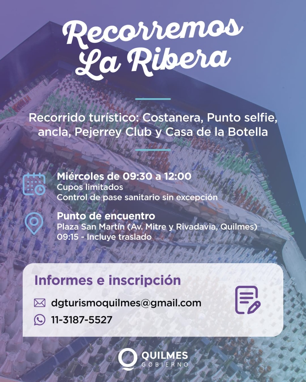 PROGRAMA “QUILMES CONOCE QUILMES”: MÚLTIPLES ACTIVIDADES EN LA RIBERA