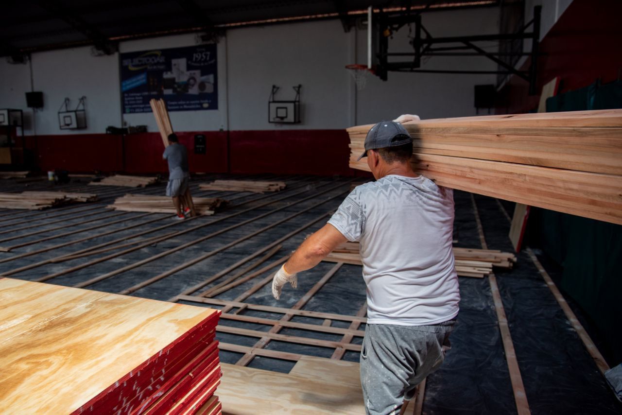 MÁS OBRAS: EL MUNICIPIO DE QUILMES CONTINÚA APOYANDO A LOS CLUBES DE BARRIO