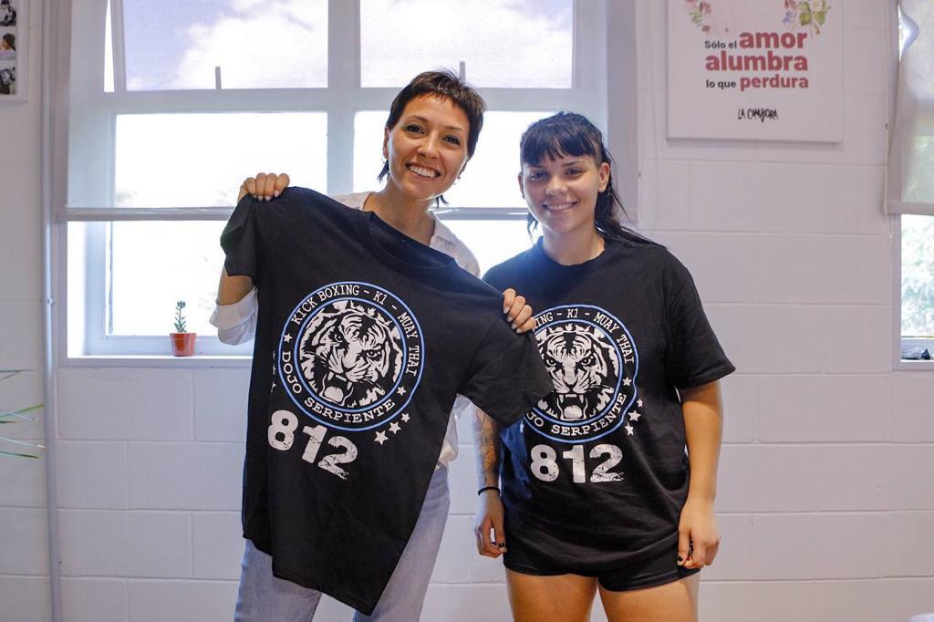 MAYRA SE REUNIÓ CON LA DEPORTISTA LOCAL BELÉN “LA BOMBITA” CABRERA