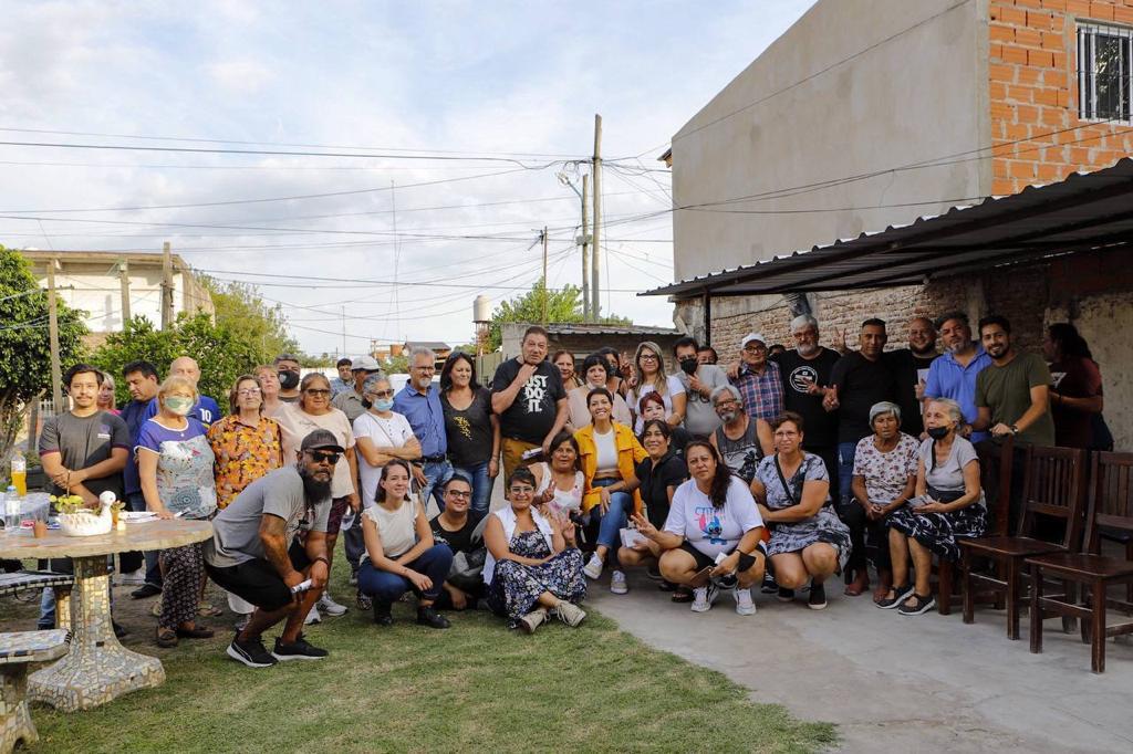 MAYRA SE REUNIÓ CON VECINOS DEL BARRIO SAN MARTÍN DE SOLANO