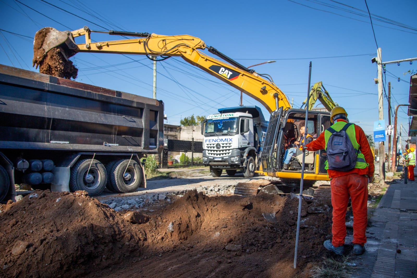 EL MUNICIPIO INICIÓ LA OBRA DE REPAVIMENTACIÓN DE LA AVENIDA SAN MARTÍN