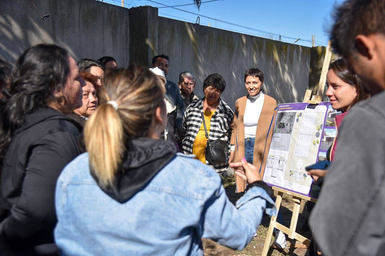 MAYRA SUPERVISÓ LOS AVANCES DE DOS OBRAS EN BERNAL OESTE
