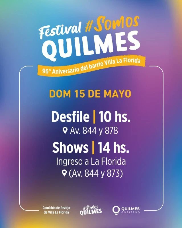 SE VIENE EL 96º ANIVERSARIO DE VILLA LA FLORIDA 